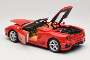 Ferrari 360 Spider Punainen Hot Wheels 1:18 27774-M1 Metalli — kuva 5 / 8