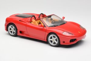 Ferrari 360 Spider Punainen Hot Wheels 1:18 FER129 Metalli — kuva 6 / 8