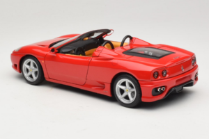Ferrari 360 Spider Punainen Hot Wheels 1:18 27774-M1 Metalli — kuva 7 / 8