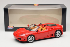 Ferrari 360 Spider Punainen Hot Wheels 1:18 27774-M1 Metalli — kuva 8 / 8