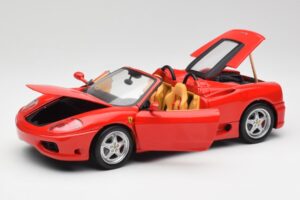 Ferrari 360 Spider Punainen Hot Wheels 1:18 57310 Metalli — kuva 2 / 8