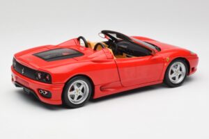 Ferrari 360 Spider Punainen Hot Wheels 1:18 57310 Metalli — kuva 3 / 8