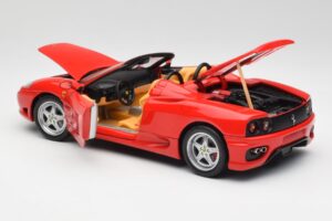 Ferrari 360 Spider Punainen Hot Wheels 1:18 57310 Metalli — kuva 5 / 8