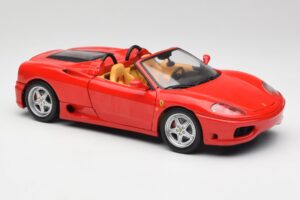 Ferrari 360 Spider Punainen Hot Wheels 1:18 57310 Metalli — kuva 6 / 8