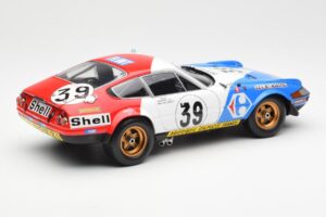 Ferrari 365 GTB/4 #39 J-C. Andruet / Lena 24 Hours of Le Mans 1972 Kyosho 1:18 08164E Metalli — kuva 3 / 8