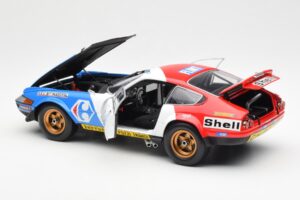 Ferrari 365 GTB/4 #39 J-C. Andruet / Lena 24 Hours of Le Mans 1972 Kyosho 1:18 08164E Metalli — kuva 5 / 8