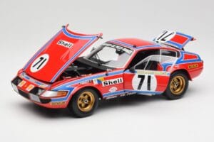 Ferrari 365 GTB4 Competizione #71 24 Hours of Le Mans 1974 Kyosho 1:18 08164A Metalli — kuva 2 / 8