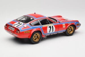 Ferrari 365 GTB4 Competizione #71 24 Hours of Le Mans 1974 Kyosho 1:18 08164A Metalli — kuva 3 / 8