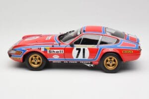 Ferrari 365 GTB4 Competizione #71 24 Hours of Le Mans 1974 Kyosho 1:18 08164A Metalli — kuva 4 / 8