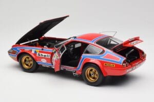 Ferrari 365 GTB4 Competizione #71 24 Hours of Le Mans 1974 Kyosho 1:18 08164A Metalli — kuva 5 / 8