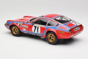Ferrari 365 GTB4 Competizione #71 24 Hours of Le Mans 1974 Kyosho 1:18 08164A Metalli — kuva 7 / 8