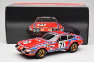 Ferrari 365 GTB4 Competizione #71 24 Hours of Le Mans 1974 Kyosho 1:18 08164A Metalli — kuva 8 / 8
