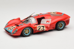 Ferrari 412P #23 W. Mairesse / J. Beurlys Le Mans 1967 Punainen Revell 1:18 48826 Metalli — kuva 2 / 8
