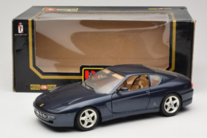 Ferrari 456 GT Sininen Bburago 1:18 3036-B1 Metalli — kuva 8 / 8