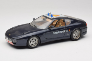 Ferrari 456 GT Carabinieri Musta Bburago 1:18 3036-B3 Metalli