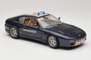 Ferrari 456 GT Carabinieri Musta Bburago 1:18 3036-B3 Metalli — kuva 6 / 8