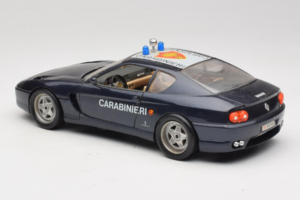 Ferrari 456 GT Carabinieri Musta Bburago 1:18 3036-B3 Metalli — kuva 7 / 8