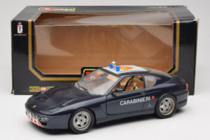 Ferrari 456 GT Carabinieri Musta Bburago 1:18 3036-B3 Metalli — kuva 8 / 8