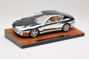 Ferrari 456 GT Chrome Silver Bburago 1:18 3746-R1 Metalli — kuva 3 / 8