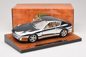 Ferrari 456 GT Chrome Silver Bburago 1:18 3746-R1 Metalli — kuva 8 / 8