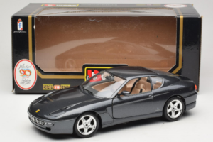 Ferrari 456 GT Harmaa Metallic Erikoismaali Bburago 1:18 3036 D Metalli — kuva 8 / 8