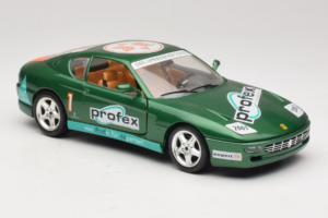 Ferrari 456 GT Profex #1 Vihreä 1992 Bburago 1:18 3336-GR1 Metalli — kuva 6 / 8