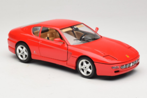 Ferrari 456 GT Punainen Bburago 1:18 3046-R1 Metalli — kuva 6 / 8
