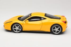 Ferrari 458 Italia Keltainen Hot Wheels 1:18 P9894 Metalli — kuva 4 / 8