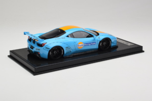 Ferrari 458 LB Works Gulf Blue Orange BBA 1:18 REMC033 Hartsi — kuva 3 / 7