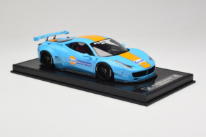 Ferrari 458 LB Works Gulf Blue Orange BBA 1:18 REMC033 Hartsi — kuva 4 / 7