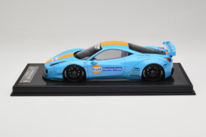 Ferrari 458 LB Works Gulf Blue Orange BBA 1:18 REMC033 Hartsi