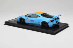 Ferrari 458 LB Works Gulf Blue Orange BBA 1:18 REMC033 Hartsi — kuva 5 / 7