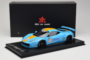 Ferrari 458 LB Works Gulf Blue Orange BBA 1:18 REMC033 Hartsi — kuva 7 / 7