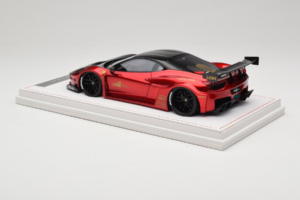 Ferrari 458 Liberty Walk LB-Silhouette WORKS GT Candy Punainen IVY 1:18 REMC003 Hartsi — kuva 5 / 6