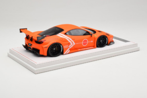 Ferrari 458 Liberty Walk LB-Silhouette WORKS GT Oranssi IVY 1:18 REMC002 Hartsi — kuva 3 / 6
