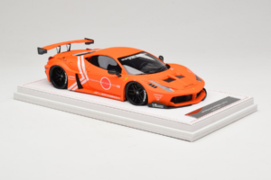 Ferrari 458 Liberty Walk LB-Silhouette WORKS GT Oranssi IVY 1:18 REMC002 Hartsi — kuva 4 / 6