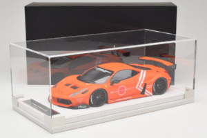 Ferrari 458 Liberty Walk LB-Silhouette WORKS GT Oranssi IVY 1:18 REMC002 Hartsi — kuva 6 / 6