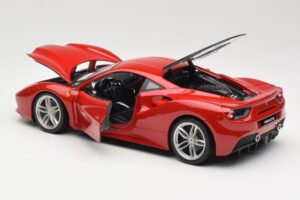 Ferrari 488 GTB Punainen Bburago 1:18 18-16008 Metalli — kuva 5 / 8