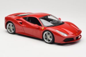 Ferrari 488 GTB Punainen Bburago 1:18 18-16008 Metalli — kuva 6 / 8