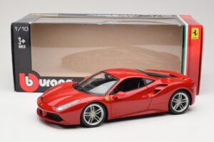 Ferrari 488 GTB Punainen Bburago 1:18 18-16008 Metalli — kuva 8 / 8