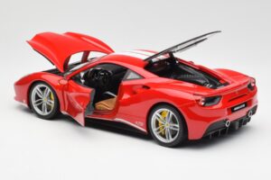 Ferrari 488 GTB Punainen Bburago 1:18 18-76102 Metalli — kuva 5 / 8