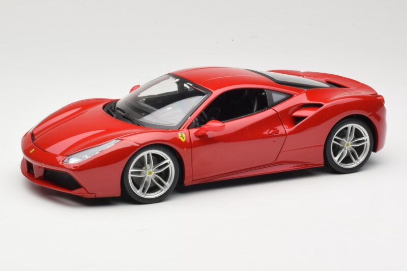 Ferrari 488 GTB Punainen Bburago 1:18 18-16008 Metalli