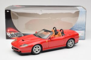 Ferrari 550 Barchetta Pininfarina Punainen Bburago 1:18 327660 Metalli — kuva 8 / 8