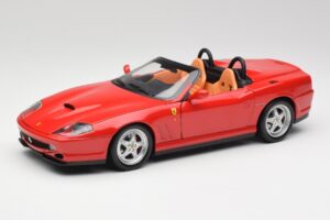 Ferrari 550 Barchetta Rosso Corsa Hot Wheels 1:18 29441 Metalli
