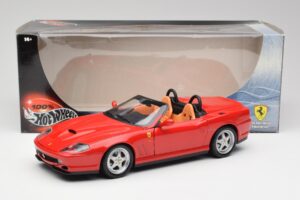 Ferrari 550 Barchetta Rosso Corsa Hot Wheels 1:18 29441 Metalli — kuva 8 / 8