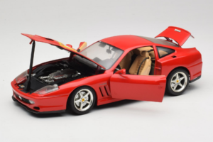 Ferrari 550 Maranello 22 Jahre Ferrari Model Club Punainen Bburago 1:18 3064-P2 Metalli — kuva 2 / 8