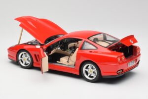 Ferrari 550 Maranello Punainen Bburago 1:18 3064 Metalli — kuva 5 / 8