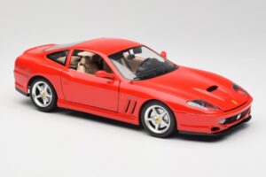 Ferrari 550 Maranello Punainen Bburago 1:18 3064 Metalli — kuva 6 / 8