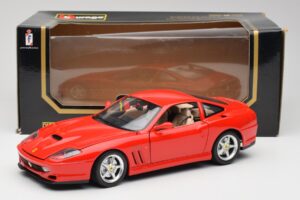 Ferrari 550 Maranello Punainen Bburago 1:18 3064 Metalli — kuva 8 / 8