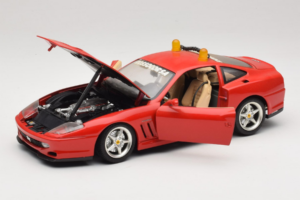 Ferrari 550 Maranello Safety Car Rosso Corsa Bburago 1:18 3064-P1 Metalli — kuva 2 / 8
